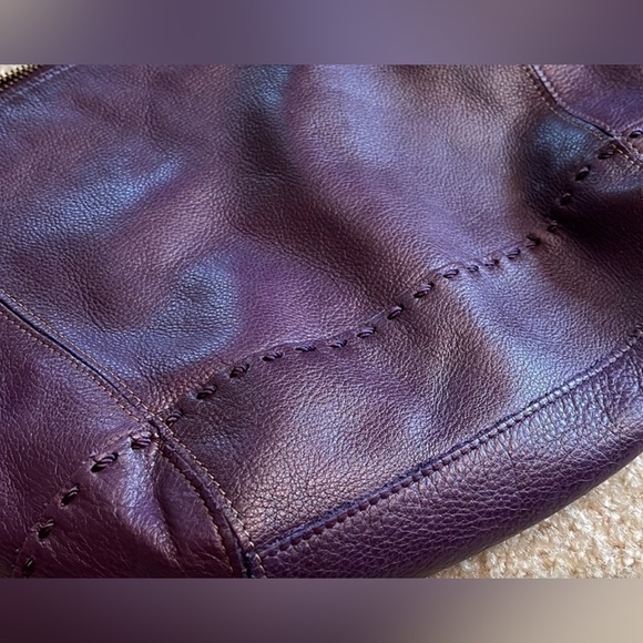 THE SAK Purple Leather Women's Bag - Picture 2 of 10